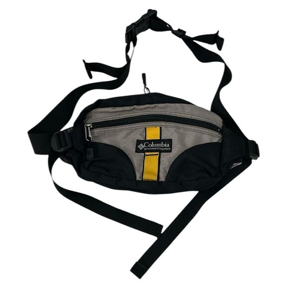Columbia Black and Gray Unisex Hip Pack - Picture 1 of 5